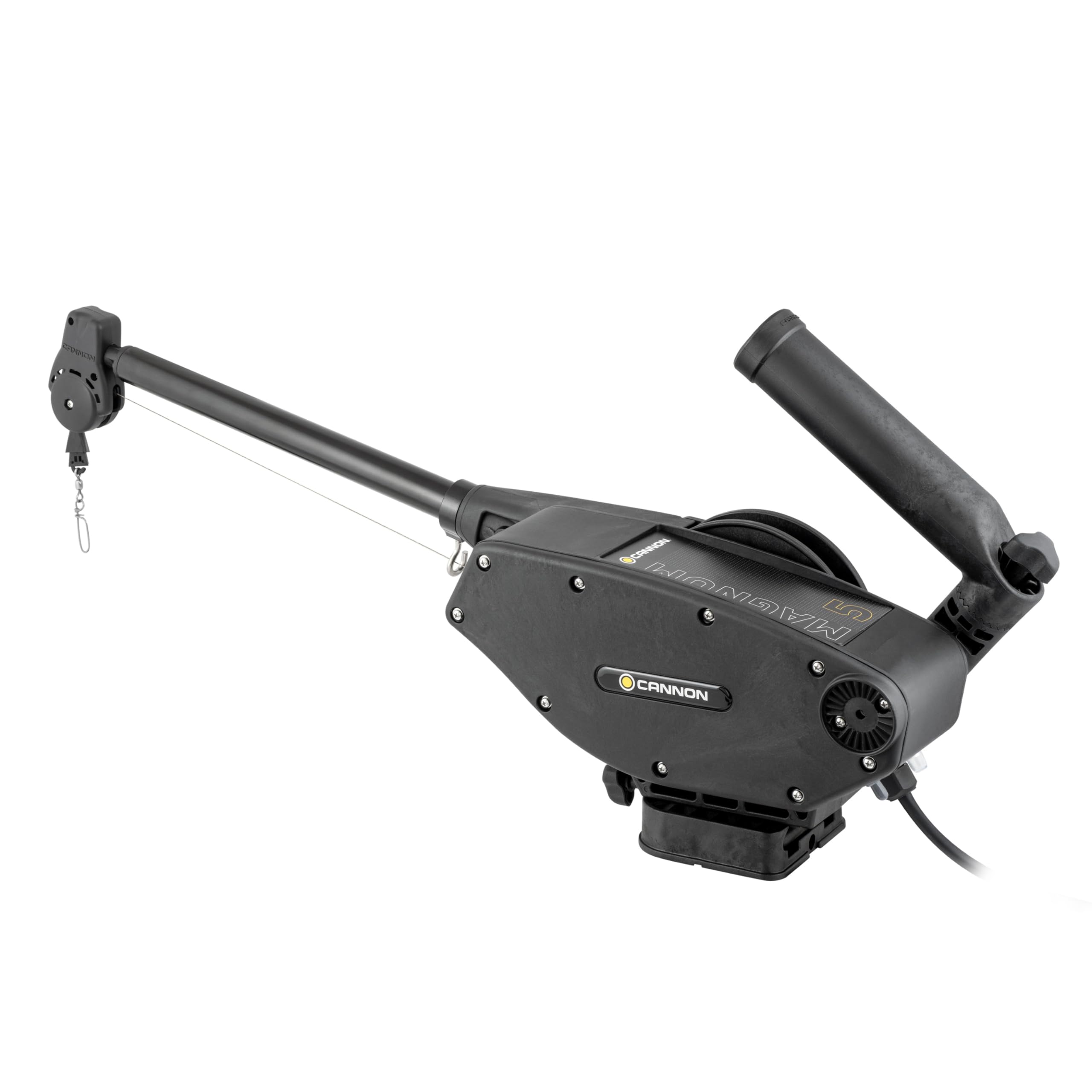 Cannon Magnum 5 Electric Downrigger, Heavy-Duty Boat Fishing Trolling System – Black