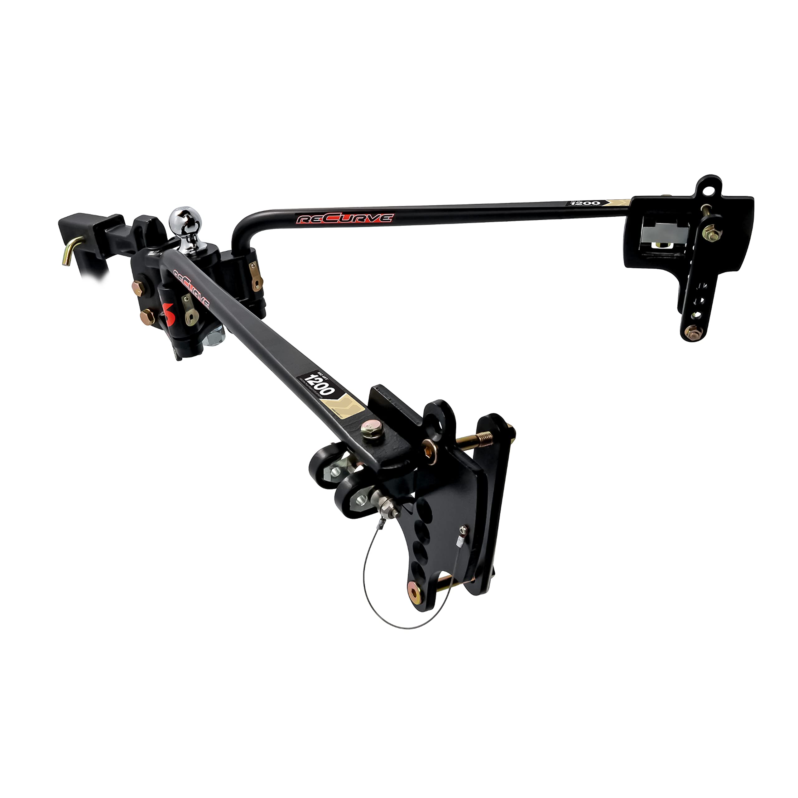 Camco Eaz-Lift ReCurve R6 Weight Distribution Hitch, 1200 lb Kit with 2 5/16″ Ball