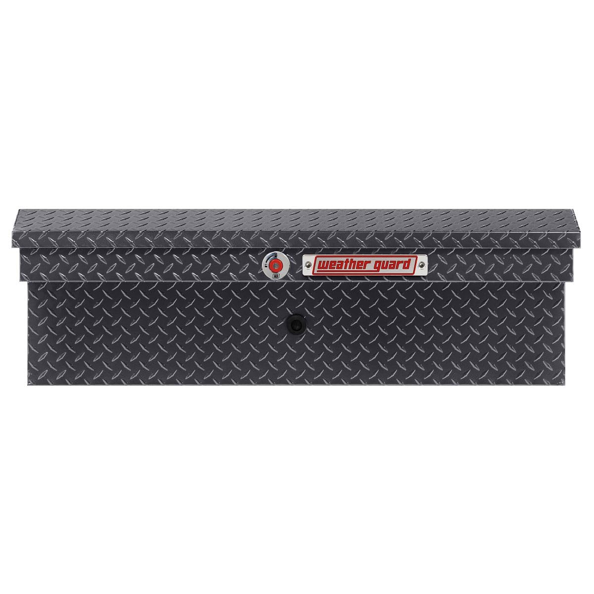 Weather Guard Model 180-6-04 41in Low Profile Lo-Side Box, Aluminum, Gunmetal Gray, 3.0 cu ft