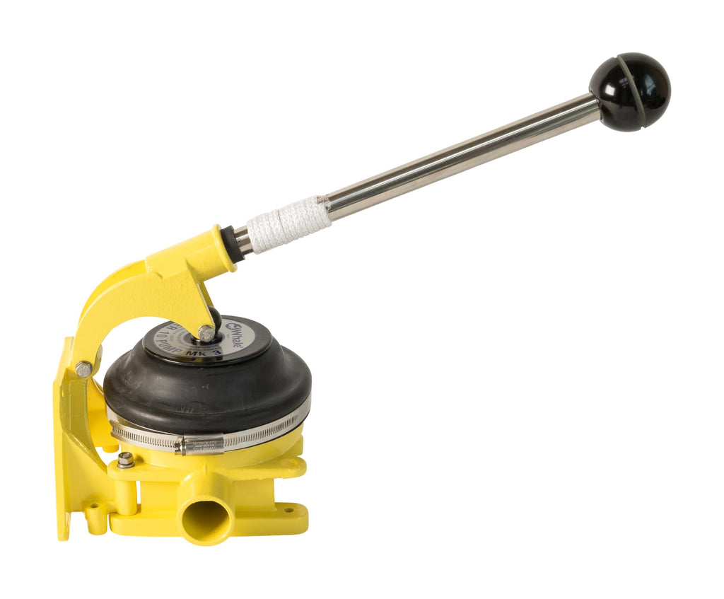 Whale Gusher 10 Manual Bilge Pump – Heavy-Duty, Up to 17 GPM, LM6 Diecast Alloy, 2 Mounting Options (On Deck, Bulkhead), for Boats up to 80 Feet BP3708