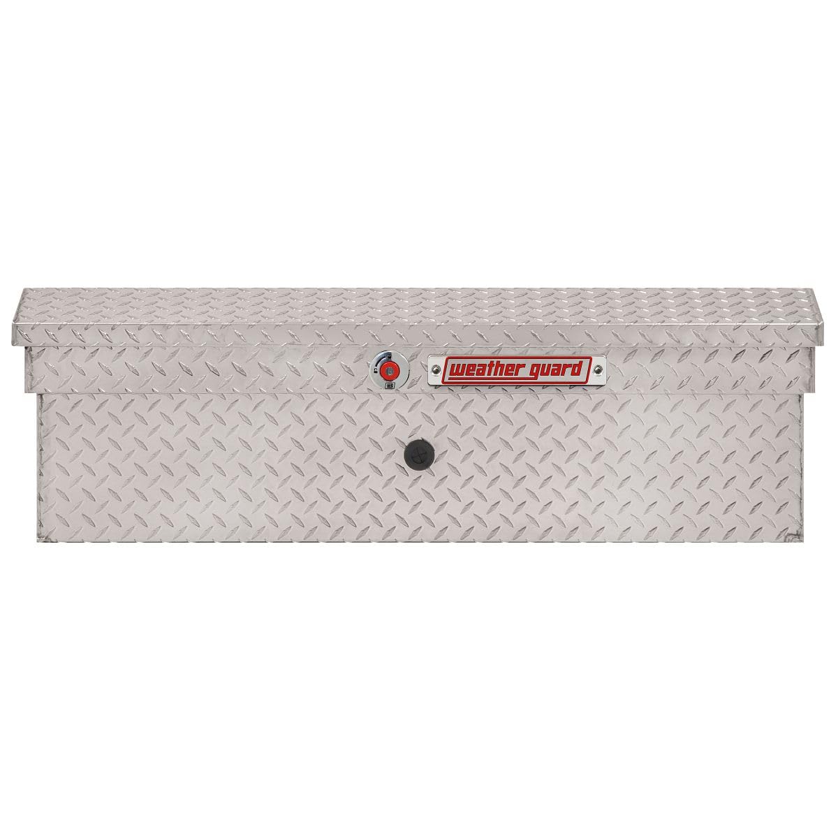 Weather Guard Model 180-0-04 41in Low Profile Lo-Side Box, Aluminum, Clear, 3.0 cu ft
