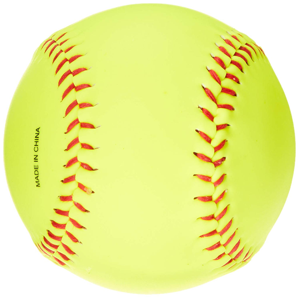 Practice Softball, Yellow, 11-inch, One Dozen
