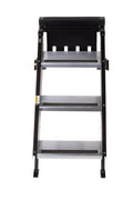 MORryde STP-203 StepAbove Fold-Up RV Entry Step - 3-Step (9" Step Rise), Fits 24" Door Width