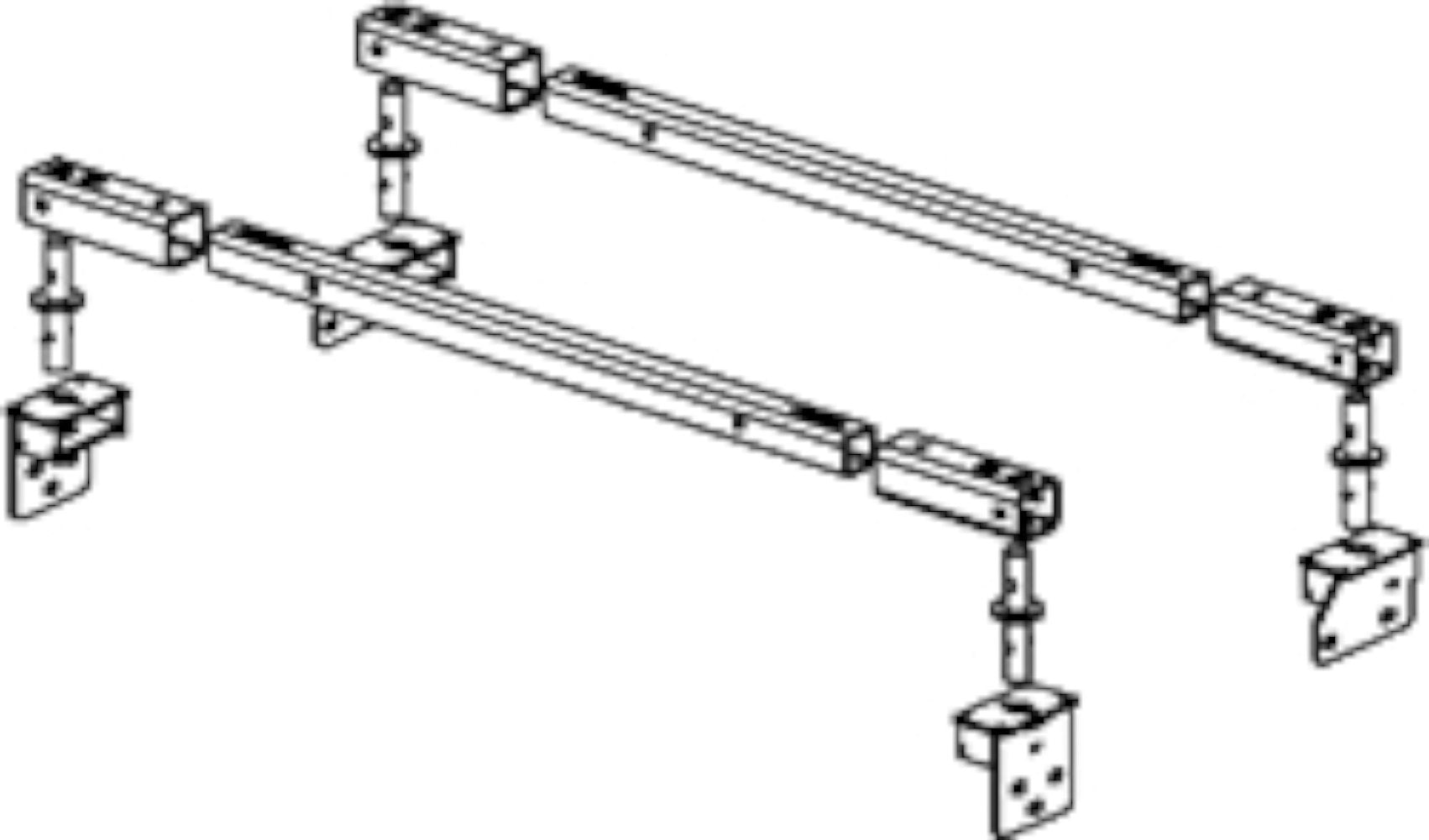 Pulliam Enterprises, Inc. 4426 PullRite SuperGlide SuperRail Mounting Kit - Ford 1999-2011, F-250 & F-350