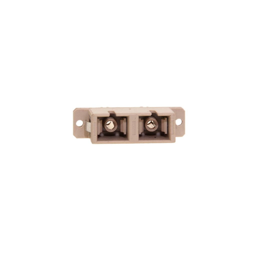 Fiber Optic Adapter, ST Female to SC Female, Duplex, Plastic Housing