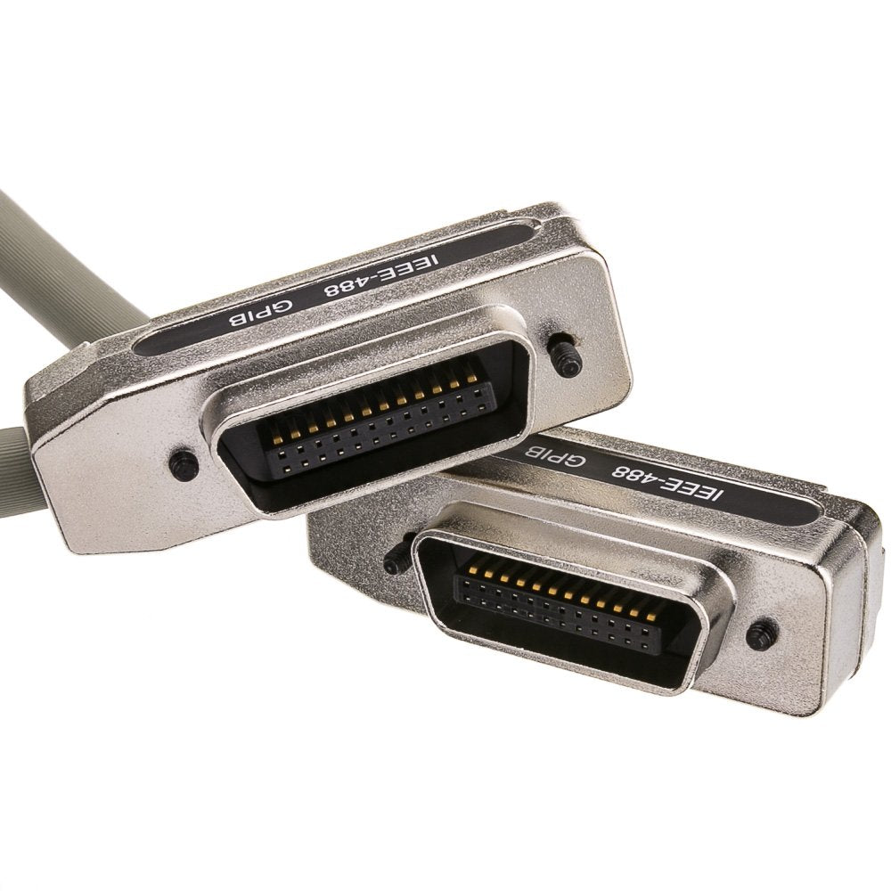 CableWholesale GPIB/HPIB Daisy Chain Cable, IEEE-488, CN24 Male and Female on Each End, 1 Meter (3.3 Foot)