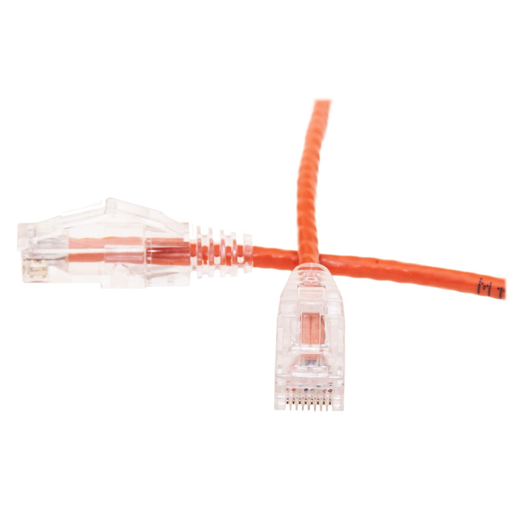 CableWholesale Cat6 Slim Ethernet Patch Cable, 28AWG, ETL Approved, RJ45 Gold Plate Connector Snagless/Boot Unshielded Twisted Pair (UTP), Internet Network Patch Cable, Gray, 6 Inch