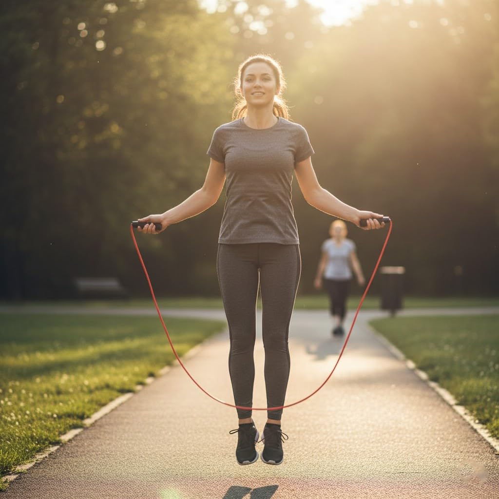 Weighted Jump Rope (1 lb - Red) (EA)
