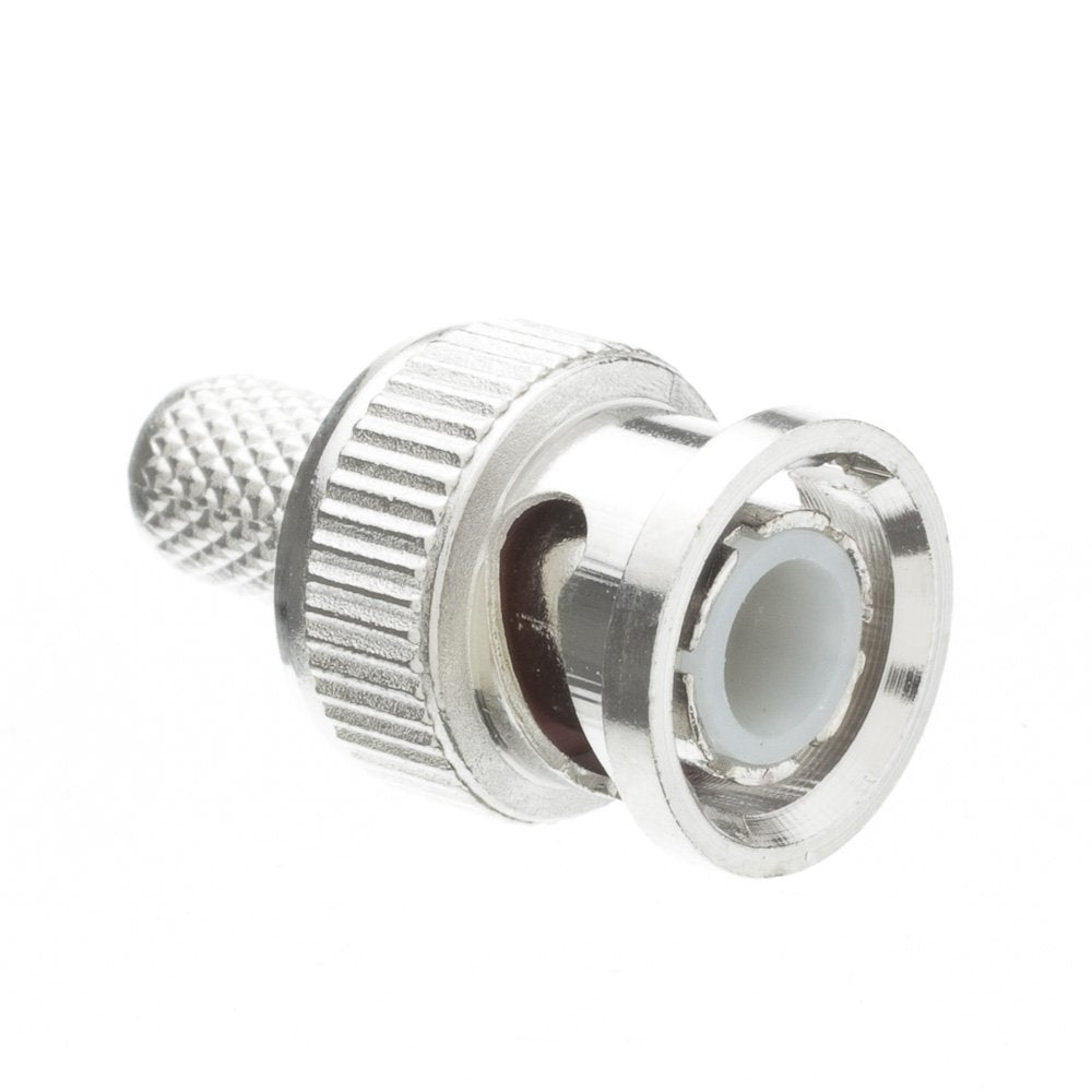 CableWholesale BNC Male Crimp Connector for RG6, 3 Piece