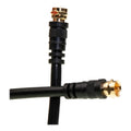 CableWholesale F-pin Coaxial Cable, F Type Male to Male Coax Cable Connector, UL Listed, AV, CableTV, Antenna, and Satellite Cable, Black, 3 ft