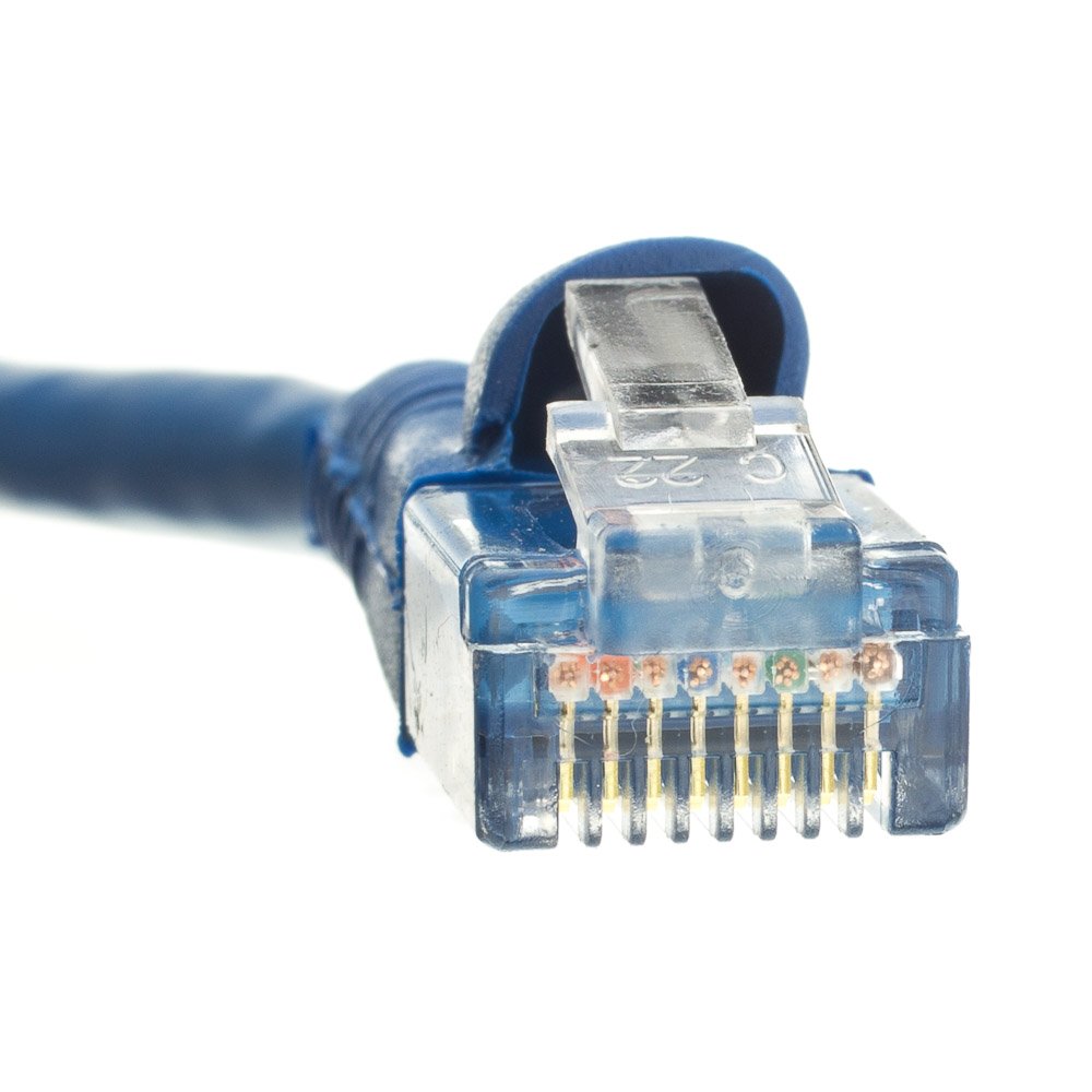 CableWholesale Cat5e Ethernet Cable, 24AWG, RJ45 Gold Plate Connector, ETL, 4 Pair Stranded Copper, Snagless Boot Unshielded Twisted Pair (UTP) Internet Network Patch Cable, 4 Foot, Blue