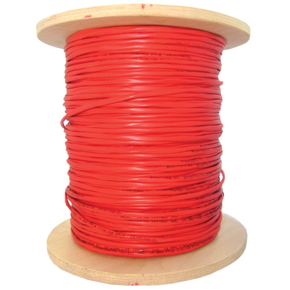 CableWholesale 1000ft Orange Plenum Rated 2-Strand Fiber Indoor Distribution Cable, Multimode 62.5/125 OM1, Corning InfiniCor, Duplex