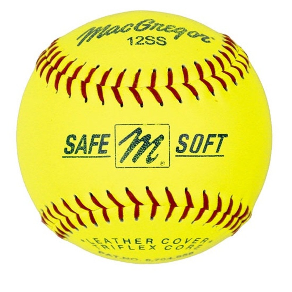 MacGregor Safe/Soft Training Softball, 12-inch (One Dozen)