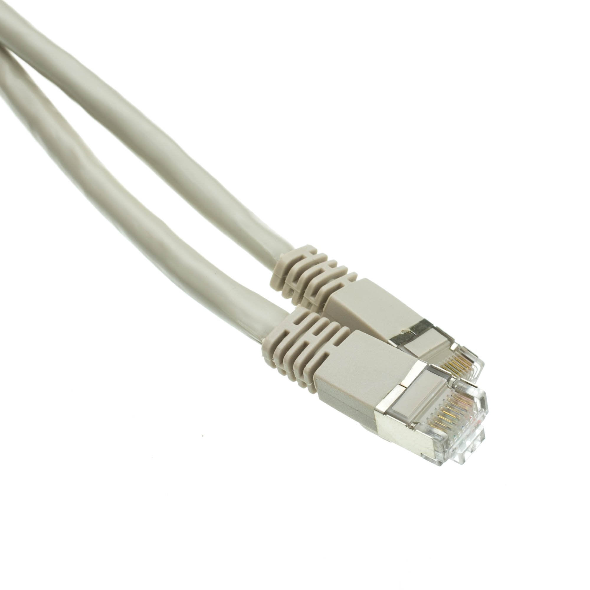 CableWholesale 5 Foot Gray Cat6a Ethernet Patch Cable, Snagless/Boot with RJ45 Connector, 500 MHz, 26 AWG, F/UTP Shielded Construction, Internet Patch Cable