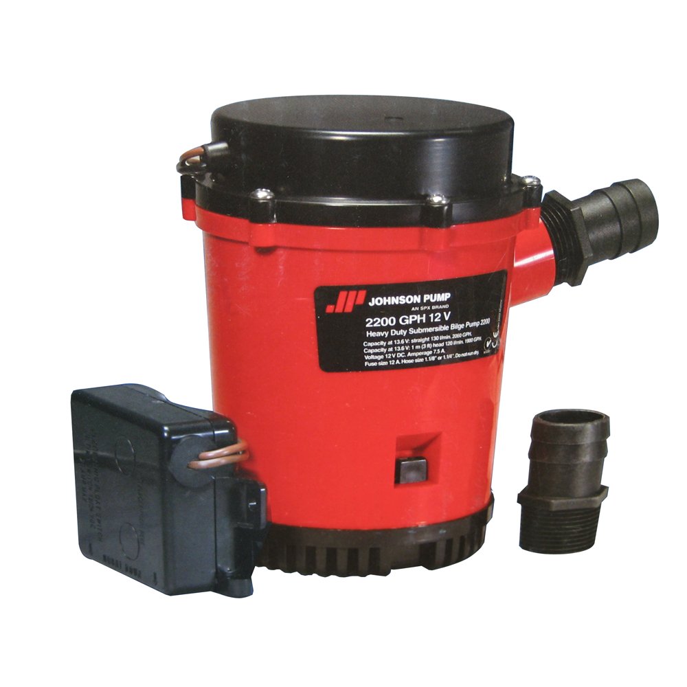 Johnson Pumps 2200 Auto Pump with Ultima Switch, 12V