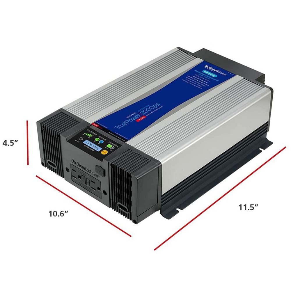 ProMariner 07200 Inverter, 2000W, 12V Pure Sine