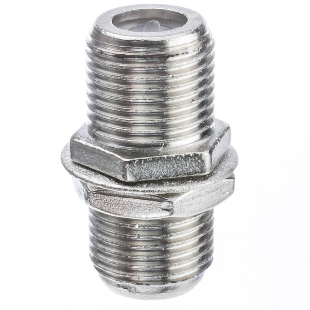 CableWholesale F-pin Coaxial Coupler, F-pin Female