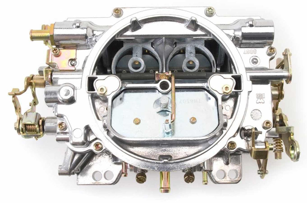 Edelbrock 1405 Performer 600 CFM Square Bore 4-Barrel Air Valve Secondary Manual Choke New Carburetor