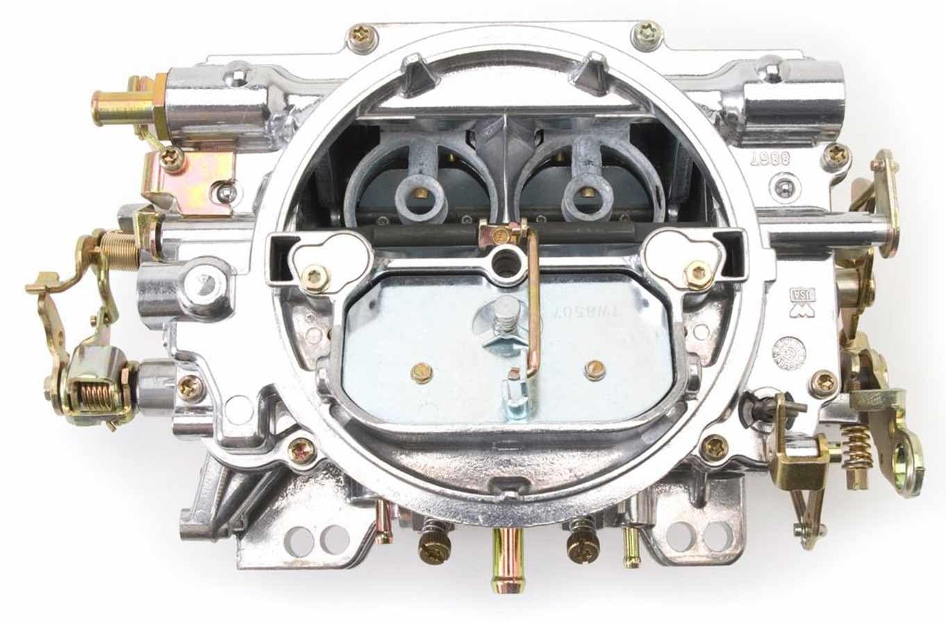 Edelbrock 1405 Performer 600 CFM Square Bore 4-Barrel Air Valve Secondary Manual Choke New Carburetor