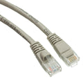 Cable Wholesale Cat5e Gray Ethernet Patch Cable Snagless/Molded Boot 12 Foot