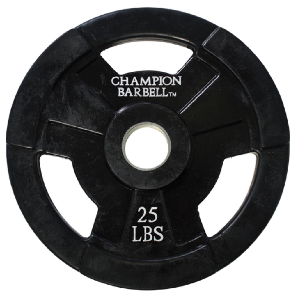 Champion Barbell Olympic Rubber Coated Grip Plate, 2.5-Pound