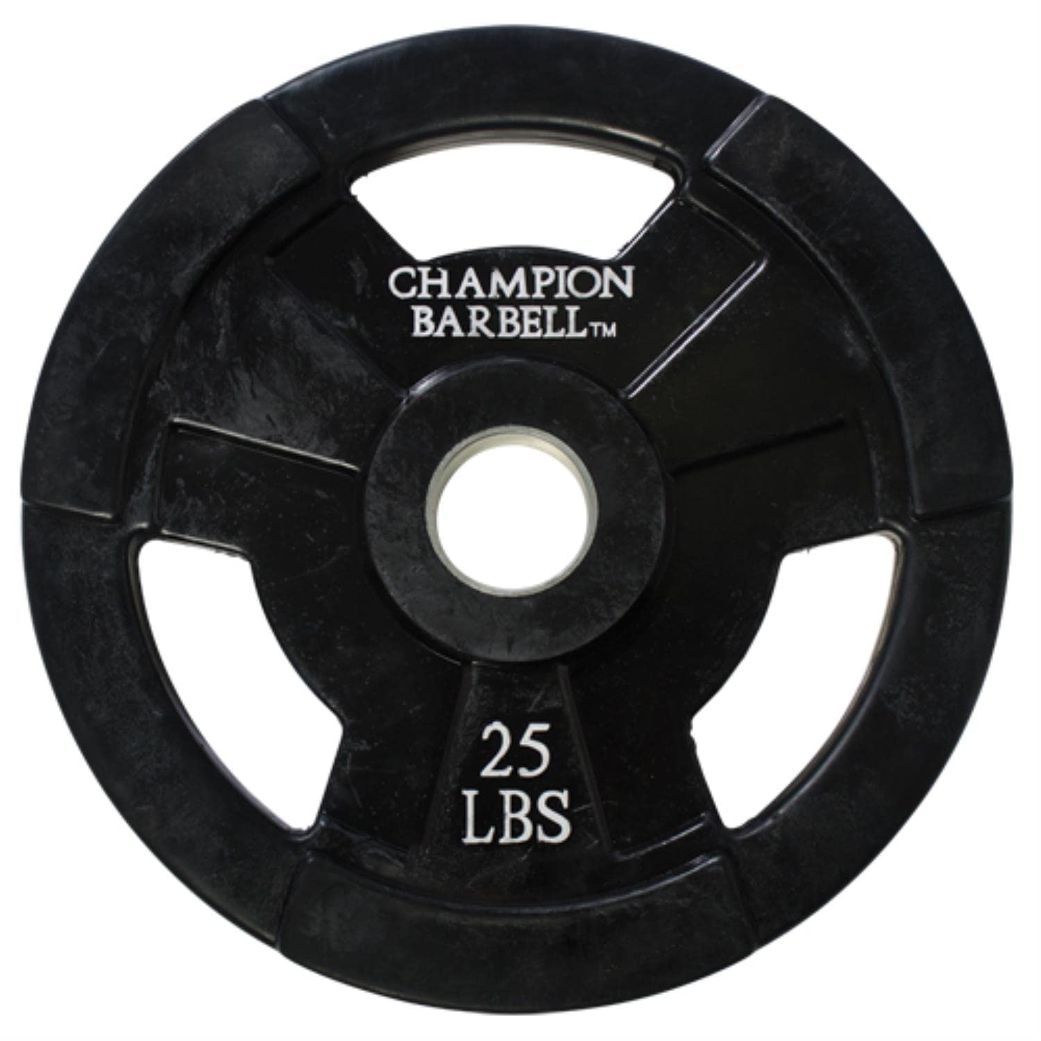 Champion Barbell Olympic Rubber Coated Grip Plate, 2.5-Pound