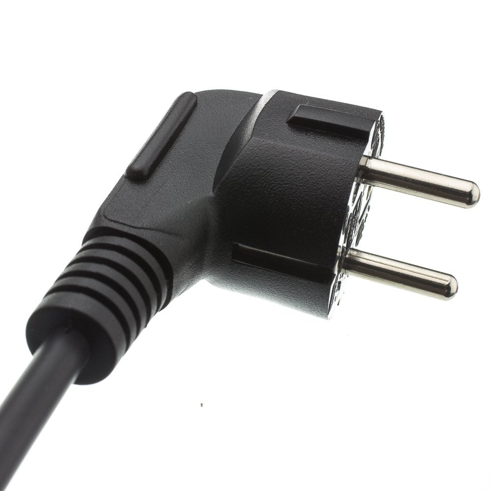 European Computer/Monitor Power Cord, Europlug or CEE 7/16 to C13, VDE Approved, 6 Foot