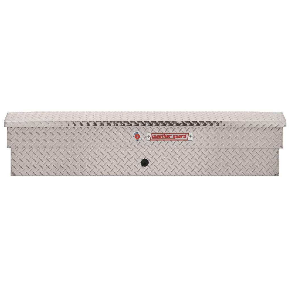 Weather Guard Model 174-0-04 56in Lo-Side Box, Aluminum, Clear, 4.0 cu ft
