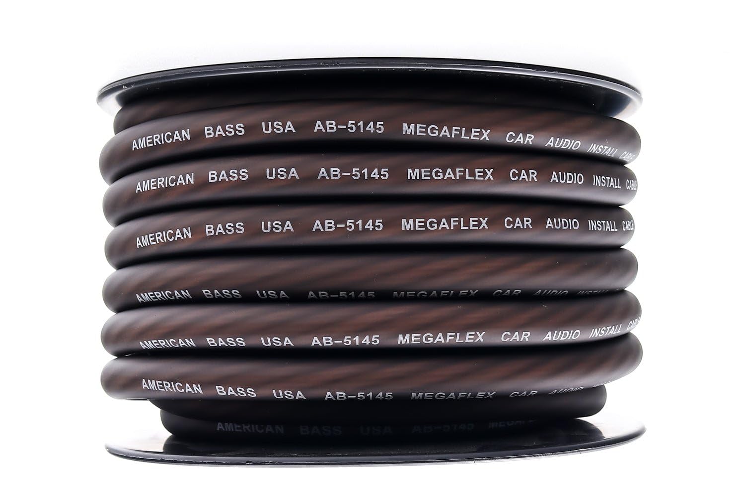 American Bass 1/0 Gauge Mega Flex Power Cable 25ft Red Roll