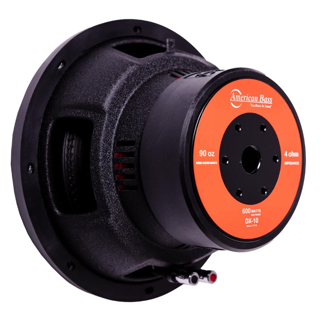 American Bass DX 10" 600 Max Watts Car Subwoofer