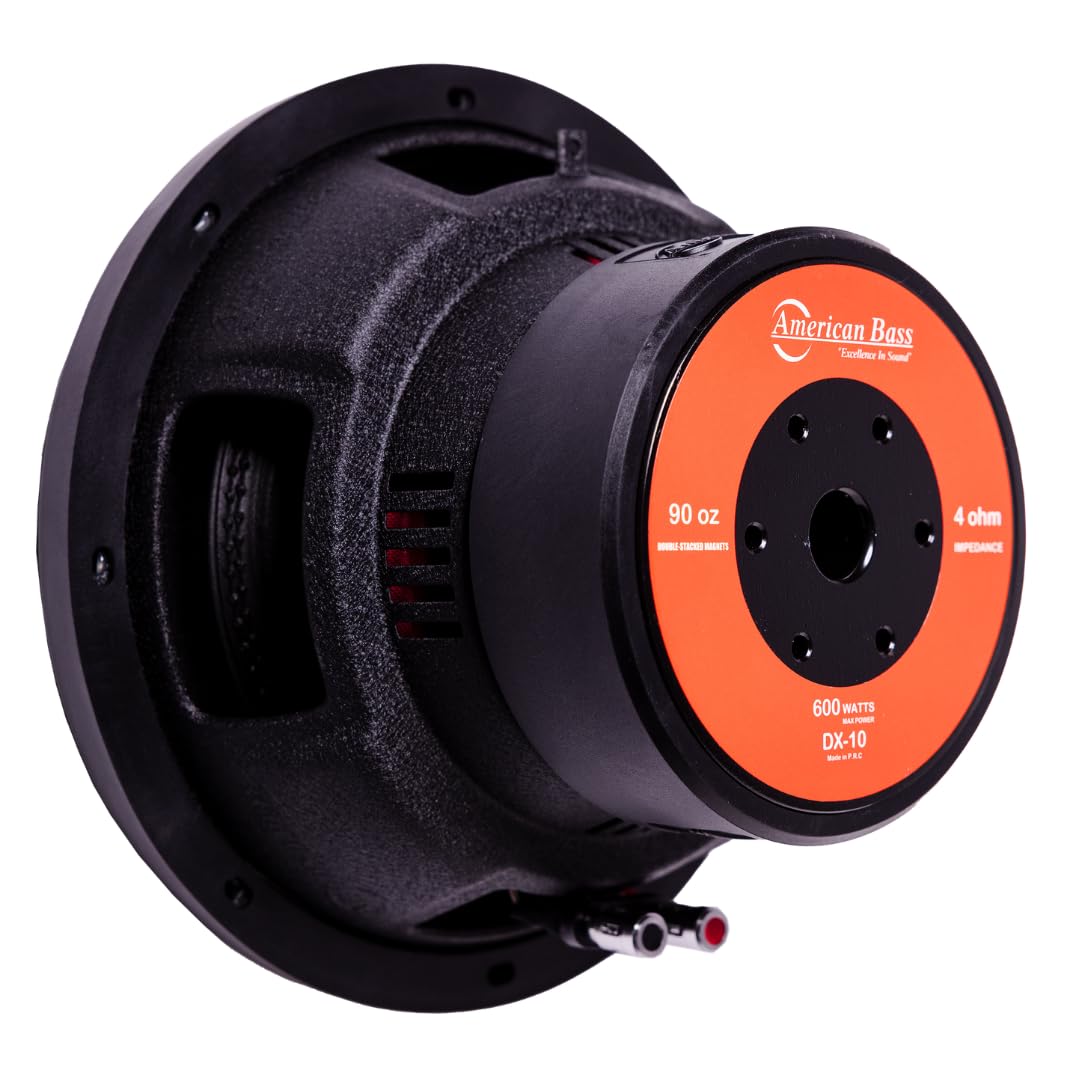 American Bass DX 10" 600 Max Watts Car Subwoofer