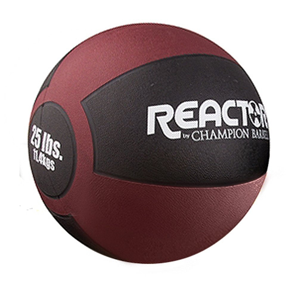 Champion Barbell Heavy Medicine Ball, 25 lb. - Maroon