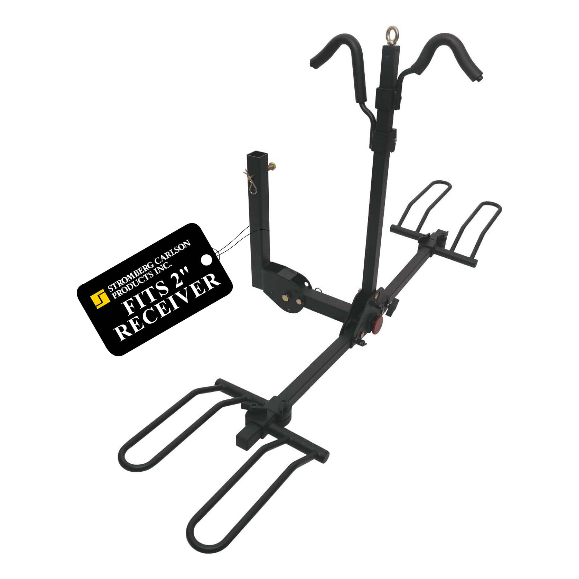 Stromberg Carlson Bike Carrier, Hitch Mount Bike Rack for Car, SUV, RV, Motorhome, Travel Trailer, 2-Bike Capacity, 2-Inch Receiver, BC-202 Model