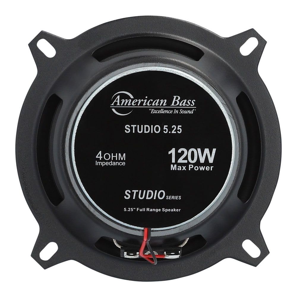 American Bass Studio 5.25" Full Range Speakers, 120, Pair