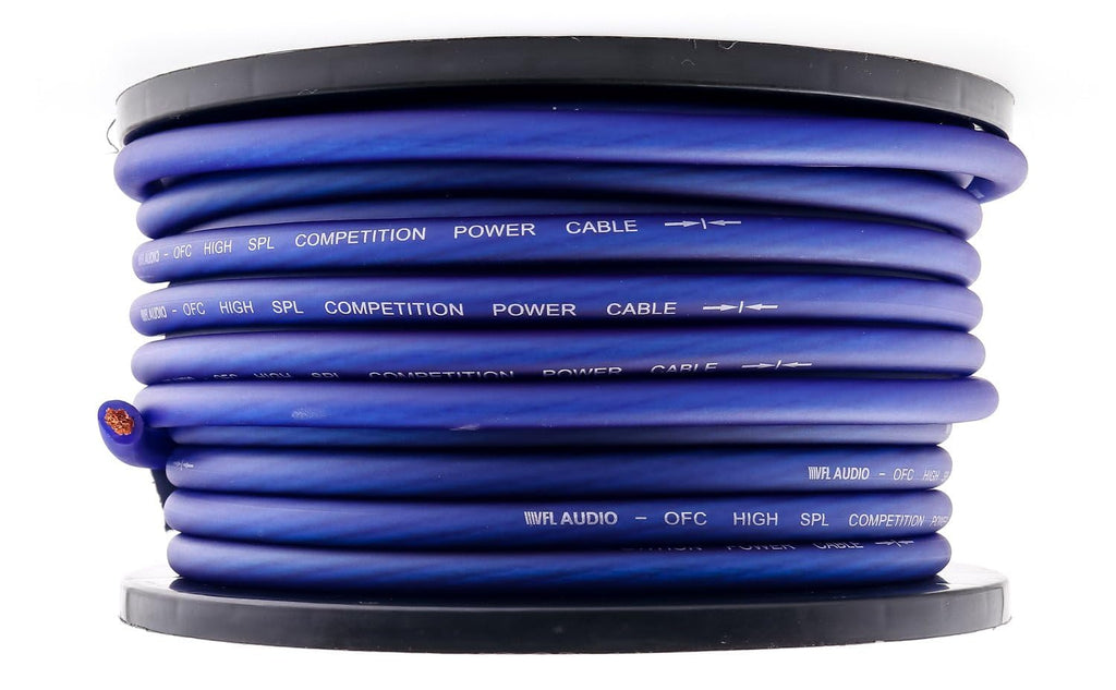 American Bass VFL 4 Gauge OFC Wire 100ft Roll Black