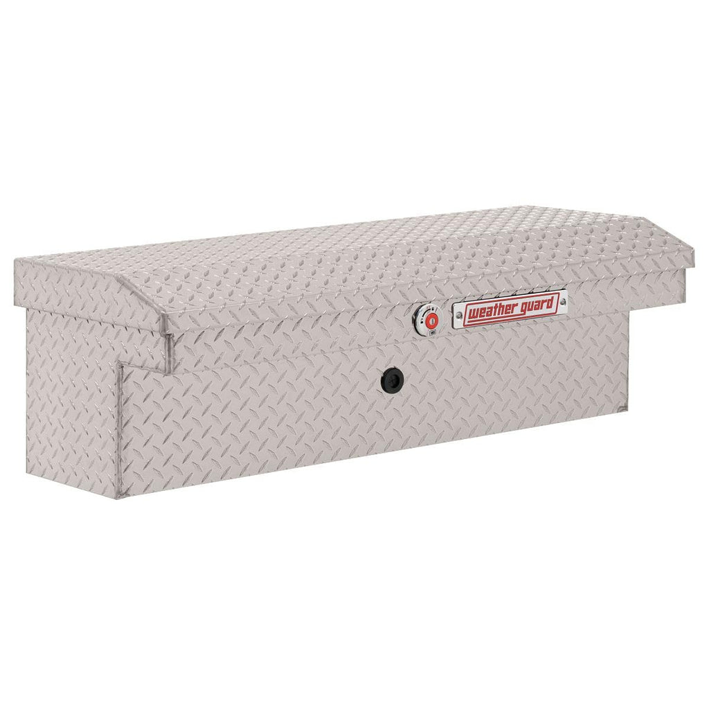 Weather Guard Model 180-0-04 41in Low Profile Lo-Side Box, Aluminum, Clear, 3.0 cu ft