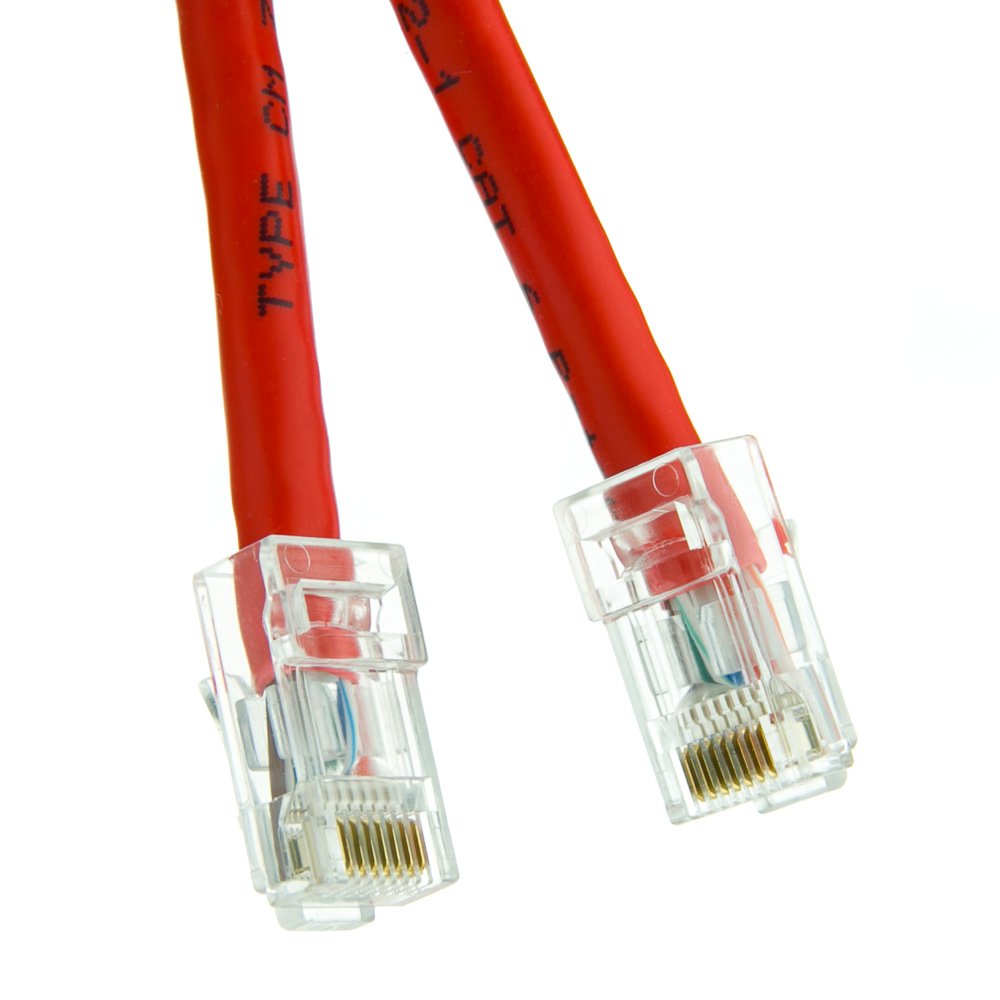 CableWholesale 2 Foot Cat6 Gray Ethernet Patch Cable, Bootless, 24AWG Network Cable with RJ45 Gold Plated Connector, 4 Pair Stranded Pure Copper, Unshielded Twisted Pair (UTP) Internet Patch Cable