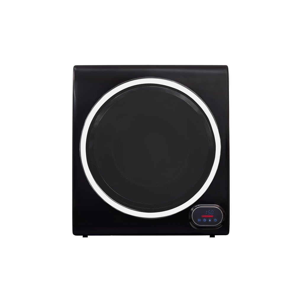 Equator Compact Vented Sensor Dryer 3.5cf/13lbs 110V Bottom Control Digital (Black)