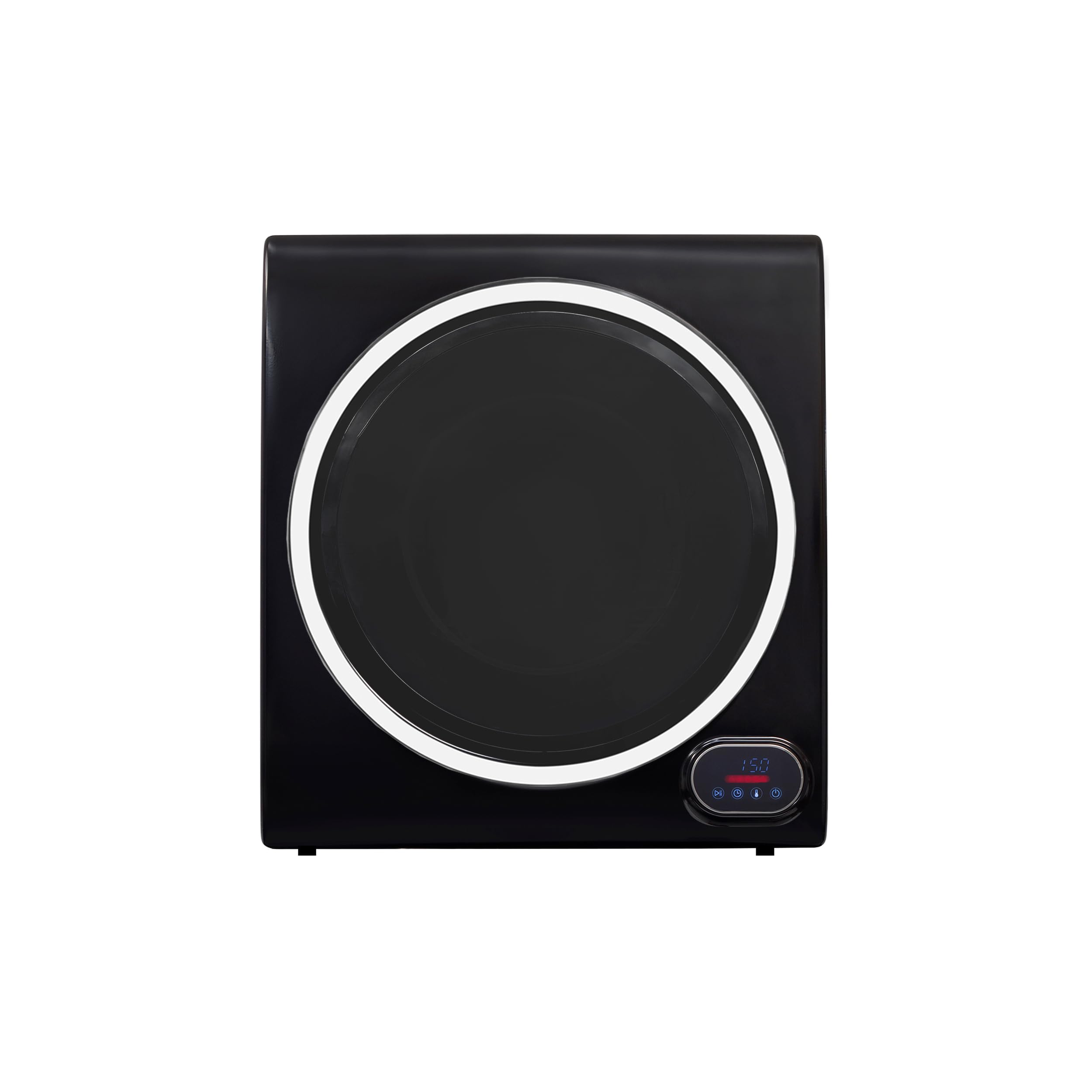 Equator Compact Vented Sensor Dryer 3.5cf/13lbs 110V Bottom Control Digital (Black)