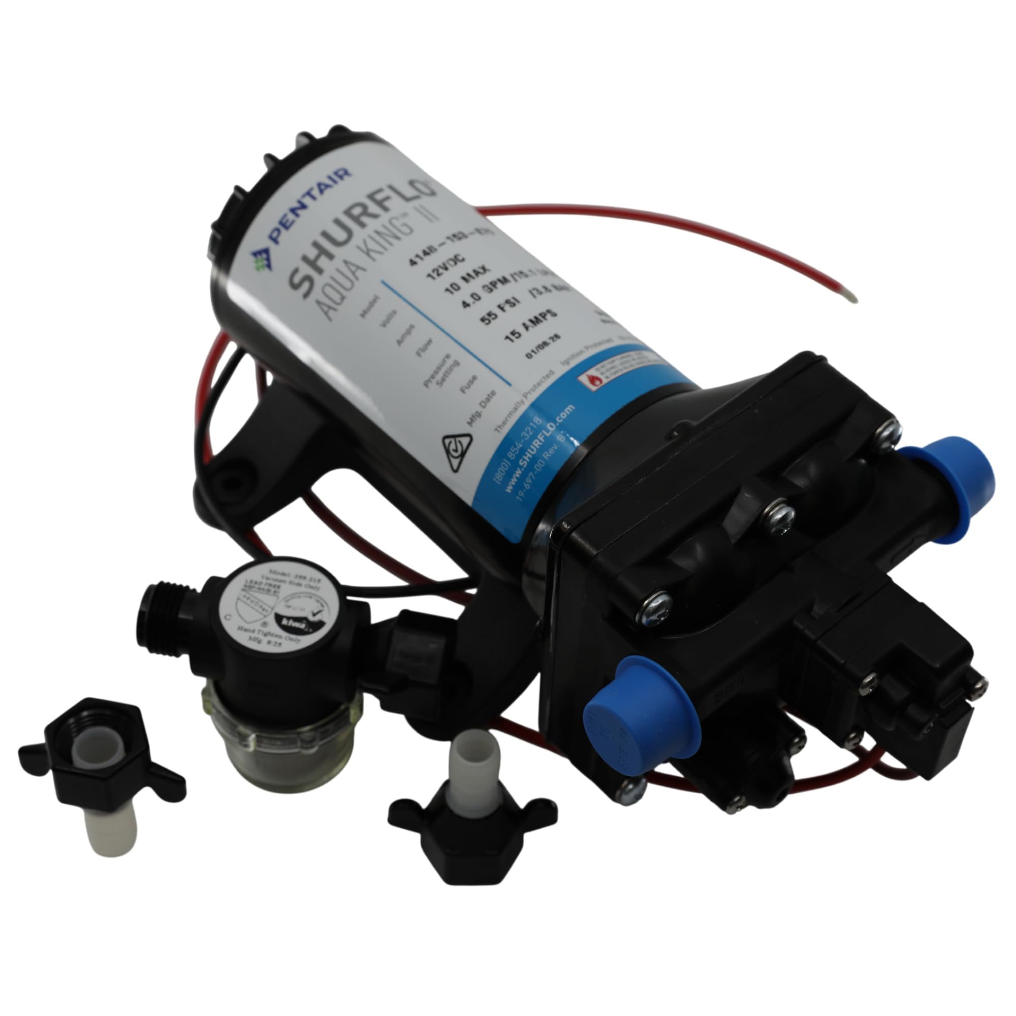 PENTAIR SHURFLO 4148-153-E75 Aqua King II Premium Fresh Water Pump 4.0
