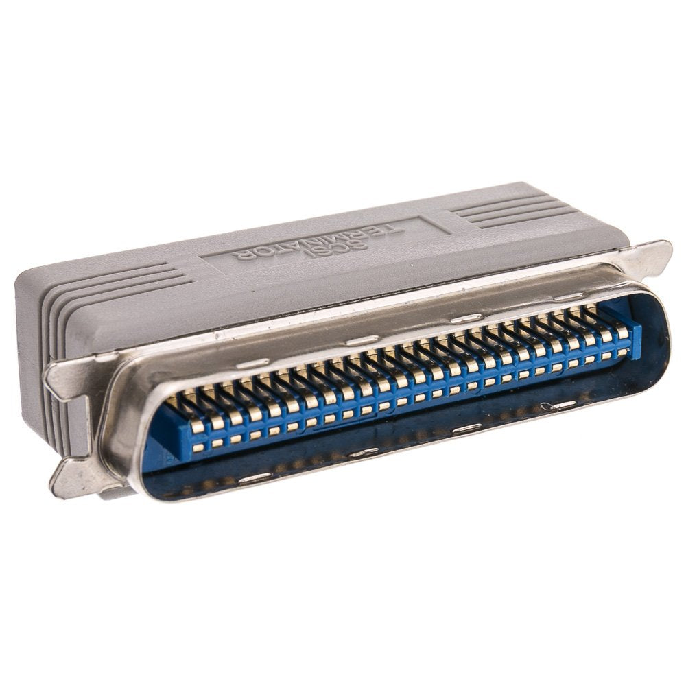 CableWholesale SCSI Terminator, Centronics 50 (CN50) Male, One End, Passive