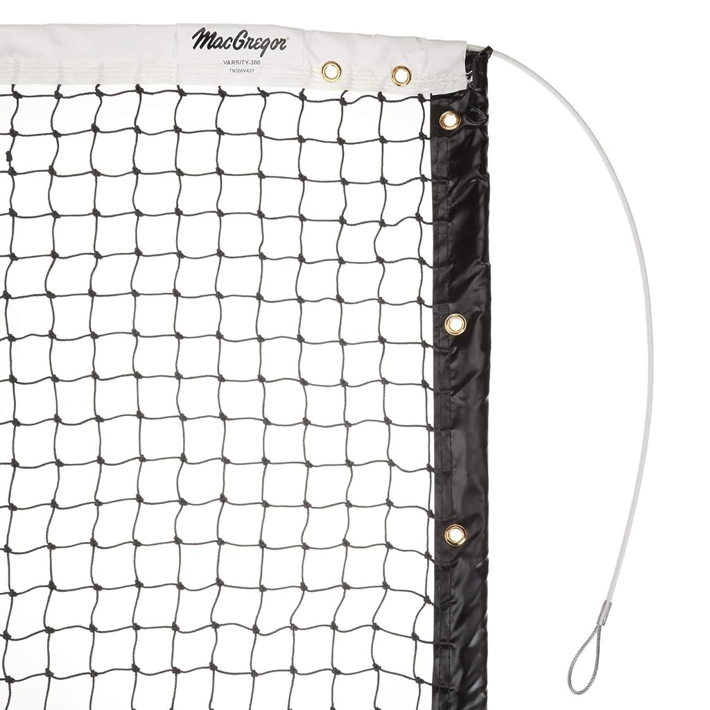 MacGregor Varsity 300 Tennis Net, 42-feet,Green