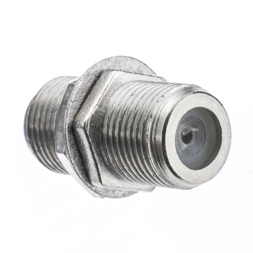 CableWholesale F-pin Coaxial Coupler, F-pin Female