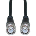 CableWholesale RG58/AU Coaxial Cable w/BNC Connectors, Black, BNC Male to Male, Copper Stranded Center Conductor, 6 Foot BNC Cable