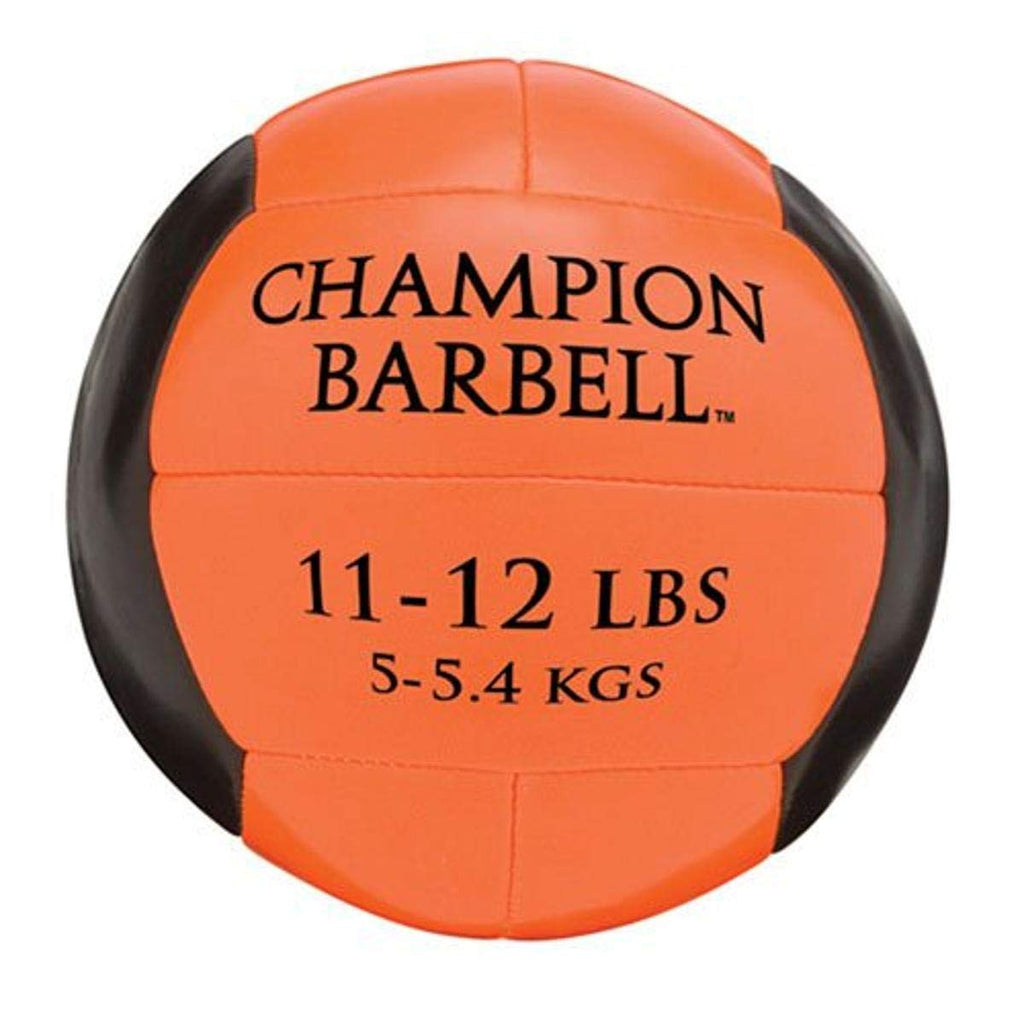 Champion Barbell Medicine Ball, 11-12 lb. - Orange