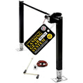 Stromberg Carlson Electric 5th Wheel Landing Gear with 5,000 lb Capacity, Weld-On Steel Construction, IP Rated Switch, Trailer Jack Stand, RV Jacks & Stabilizers - 80 RPM, 29.5” Legs, Black