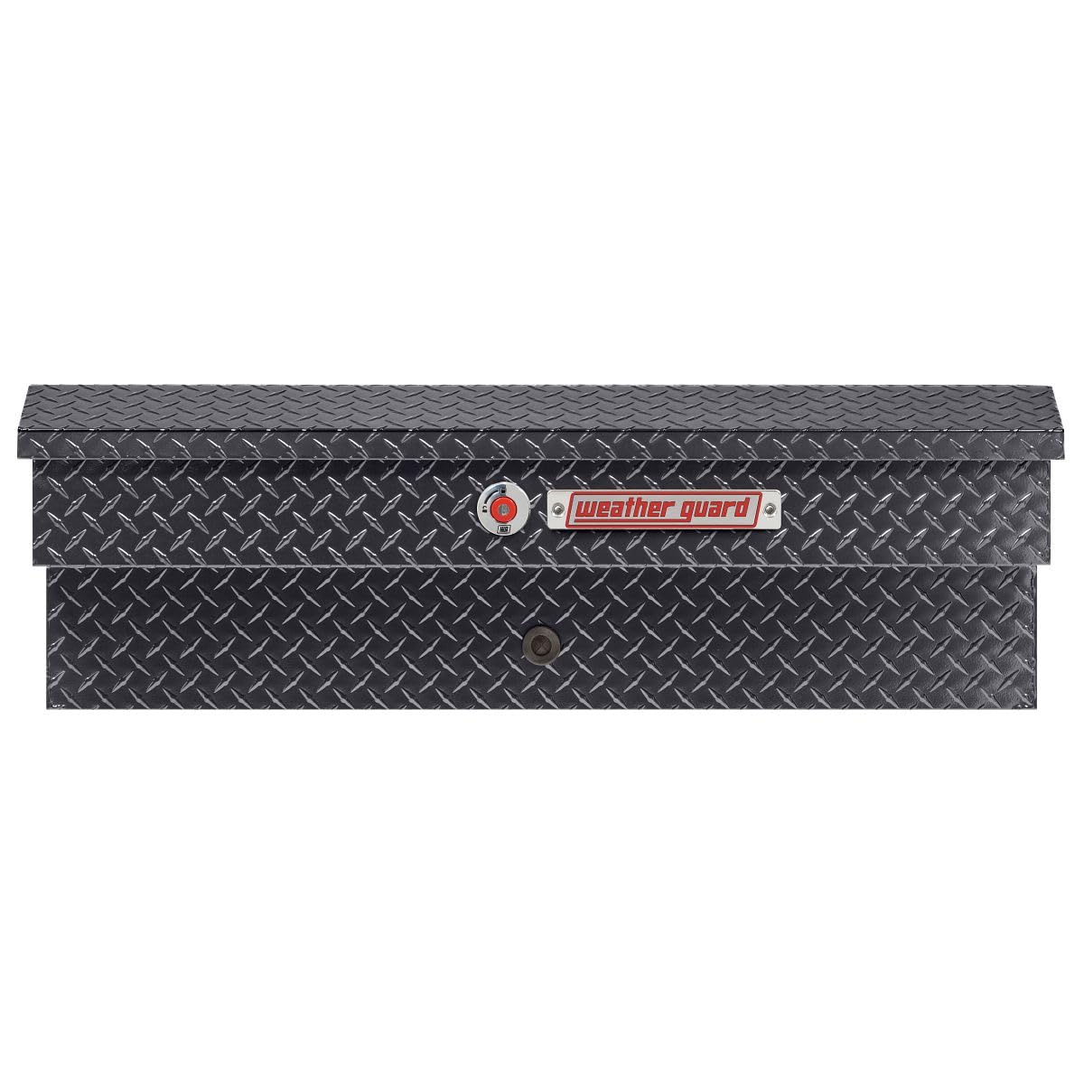 Weather Guard Model 184-6-04 41in Lo-Side Box, Aluminum, Gunmetal Gray, 3.0 cu ft