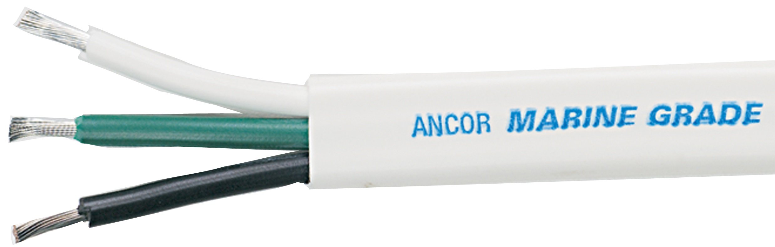 ANCOR MARINE GRADE 130905 Triplex Cable, 8/3 AWG (3 x 8mm2), Flat - 50ft