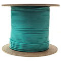 CableWholesale 12 Strand Fiber Optic Cable, Multimode, Aqua, 1000ft Spool