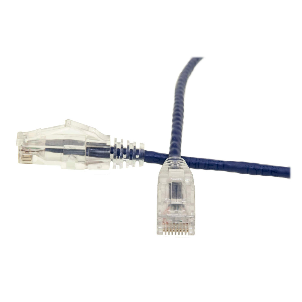 CableWholesale Cat6 Slim Ethernet Patch Cable, 28AWG, ETL Approved, RJ45 Gold Plate Connector Snagless/Boot Unshielded Twisted Pair (UTP), Internet Network Patch Cable, Gray, 6 Inch